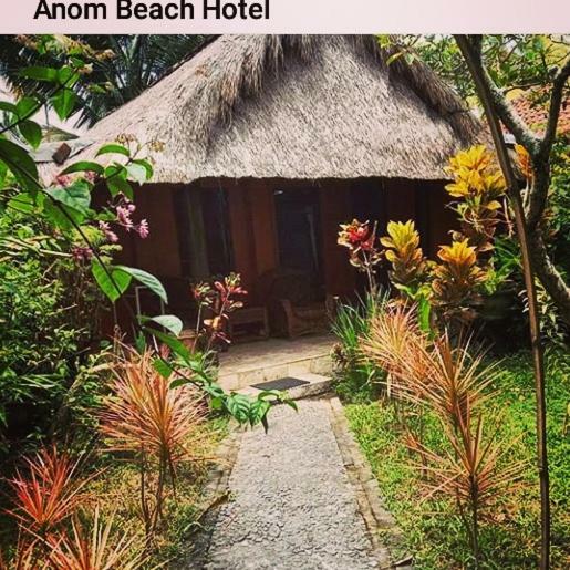 Anom Beach Hotel Candidasa Esterno foto